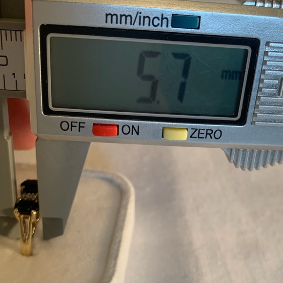 Engagement! Mother's Day! Anniversary! Gorgeous Onyx & Diamond 14K ring 6.5 - Picture 10 of 10